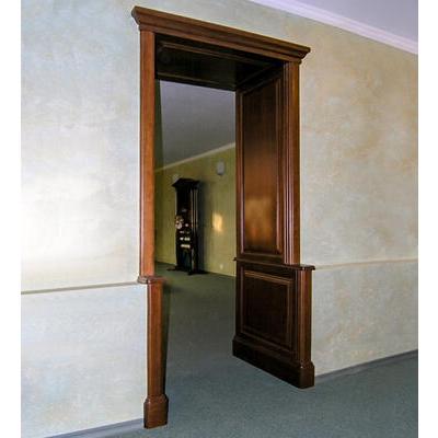 Широкая деревянная межкомнатная арка АМ 11