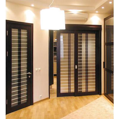 Дверь из массива со стеклом ДМ 37