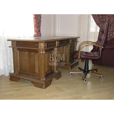 Дубовый письменный стол СМ 07