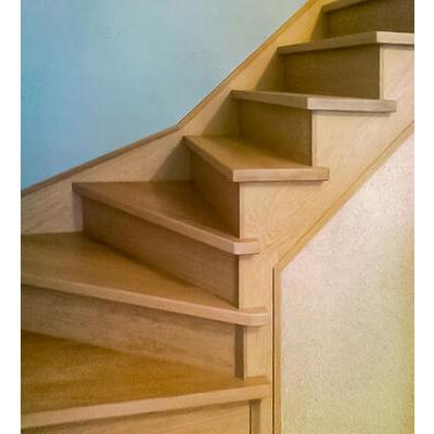 Пристенная лестница без перил ЛМ 34