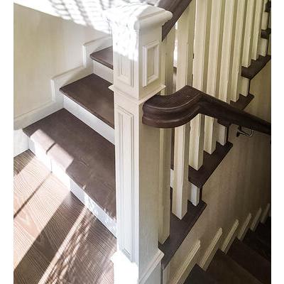 Лестница из бука с балясинами ЛМ 15