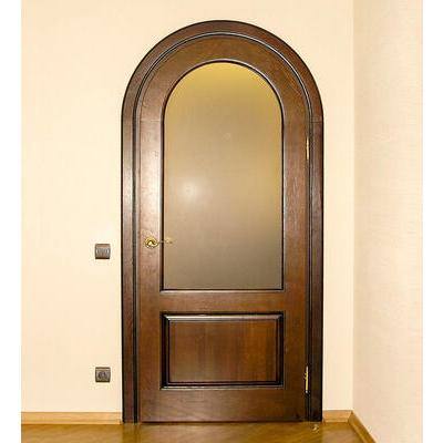 Дверь из массива со стеклом ДМ 40