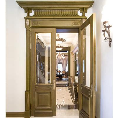 Дверь из массива со стеклом ДМ 04