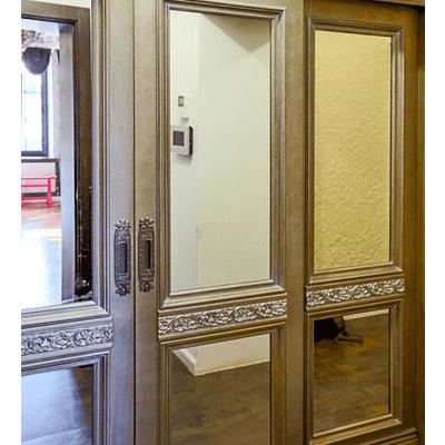 Дверь из массива со стеклом ДМ 28